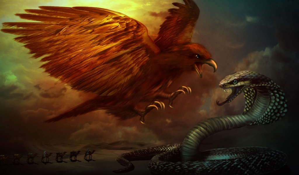 Battle Of Eagle And Cobra