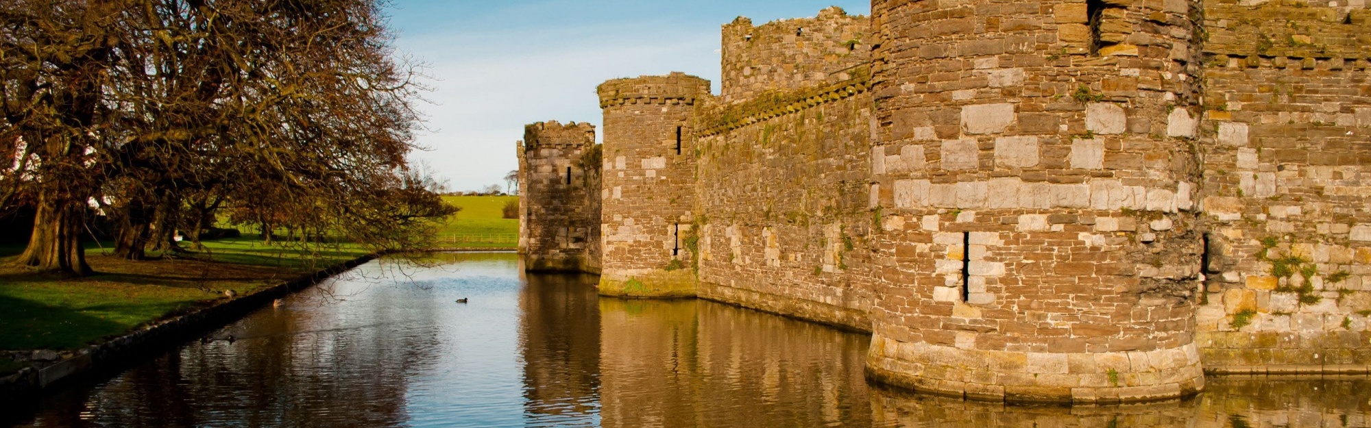 Beaumaris Castle Town Of The Same Name Wales Uk