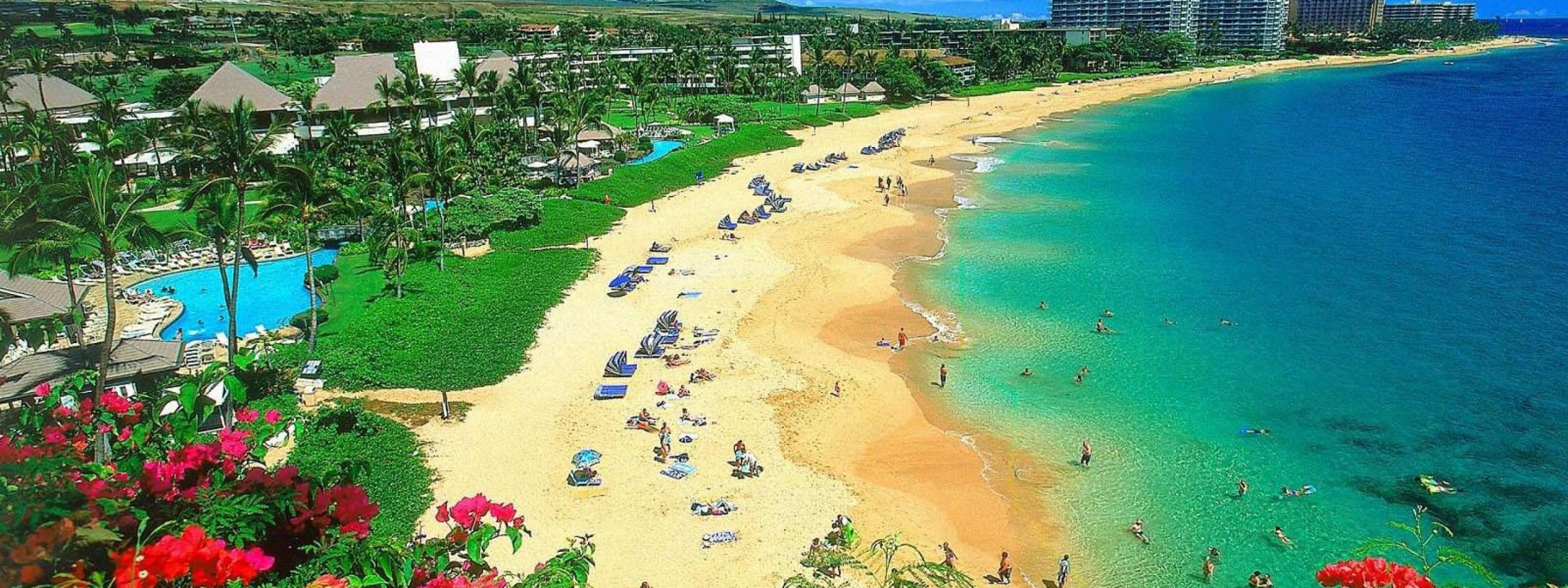 Beautiful Scenery Kaanapali Beach Maui Hawaii Archipelago United States World