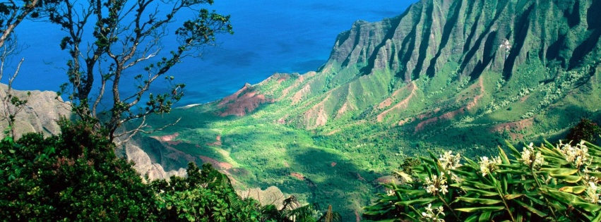 Beautiful Scenery Kauai Kalalau Valley Islands Hawaii United States World