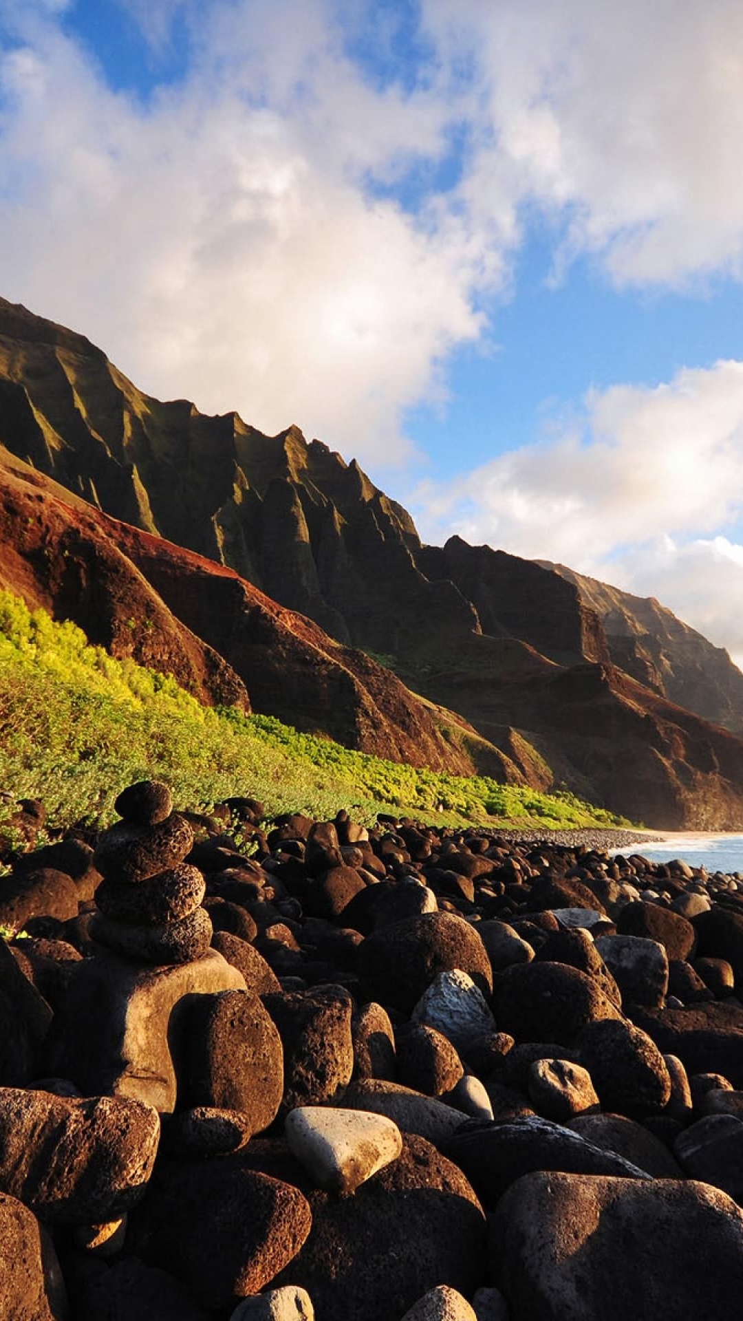 Beautiful Scenery Kauai Na Pali Coast Tropical Island Hawaii United States World