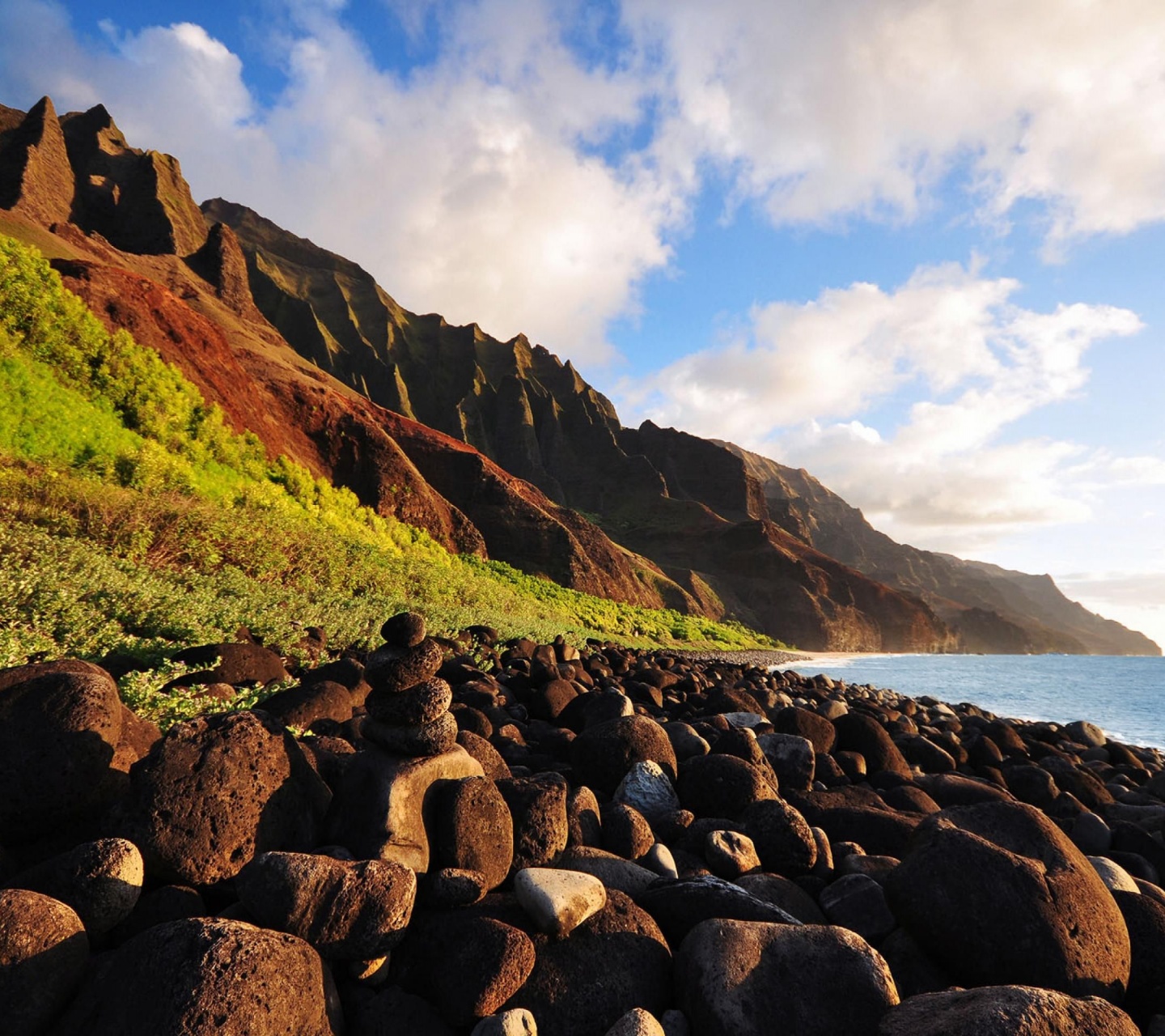 Beautiful Scenery Kauai Na Pali Coast Tropical Island Hawaii United States World