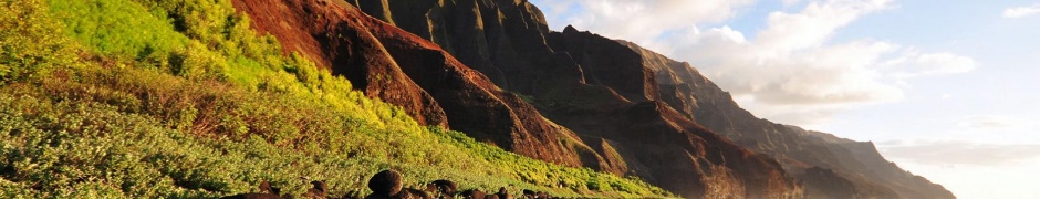 Beautiful Scenery Kauai Na Pali Coast Tropical Island Hawaii United States World