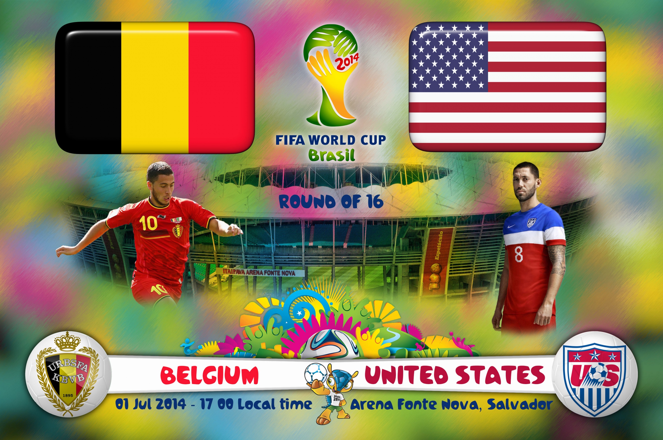 Belgium Vs United States WC 2014