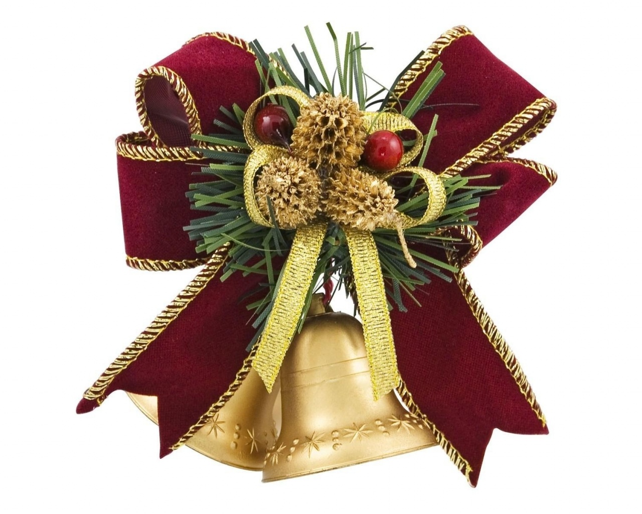 Bells Steam Ribbon Tinsel Christmas