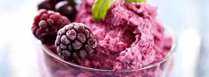 Berries Ice Cream