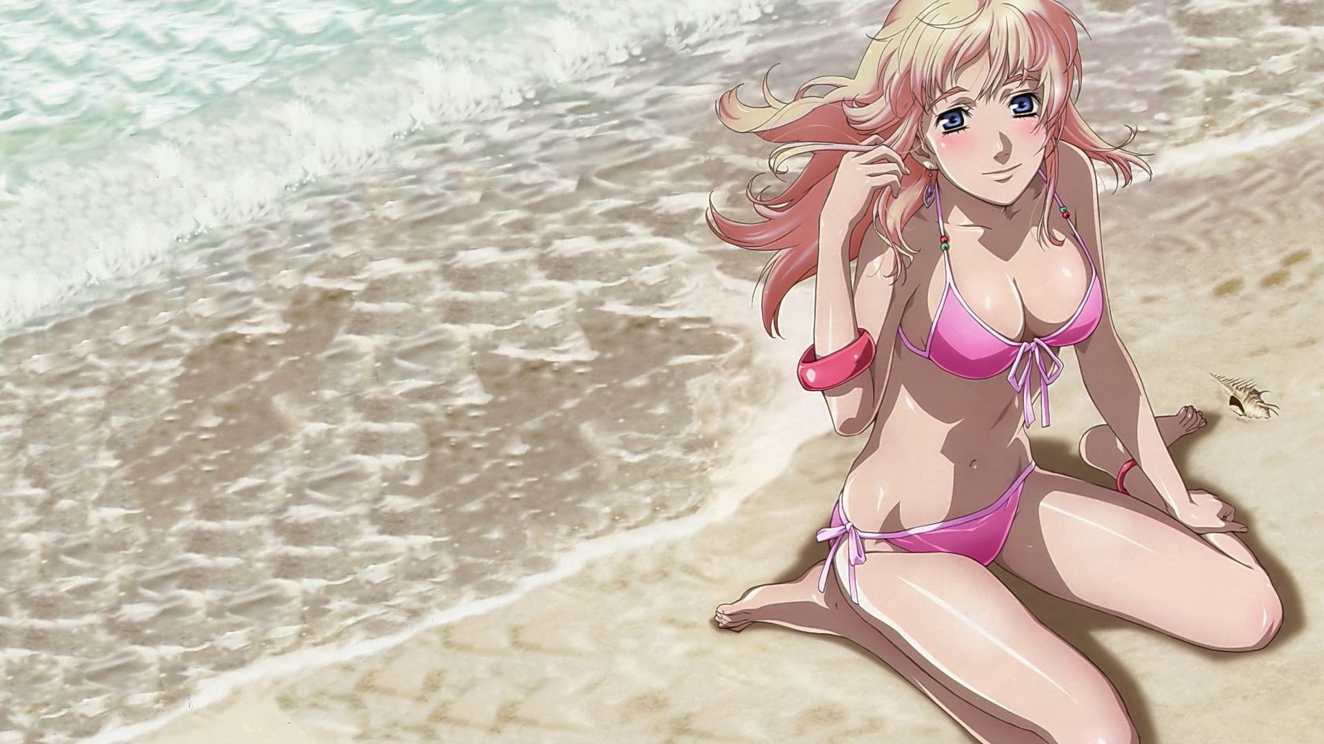 Bikini Girl Macross Frontier Groping Cavan