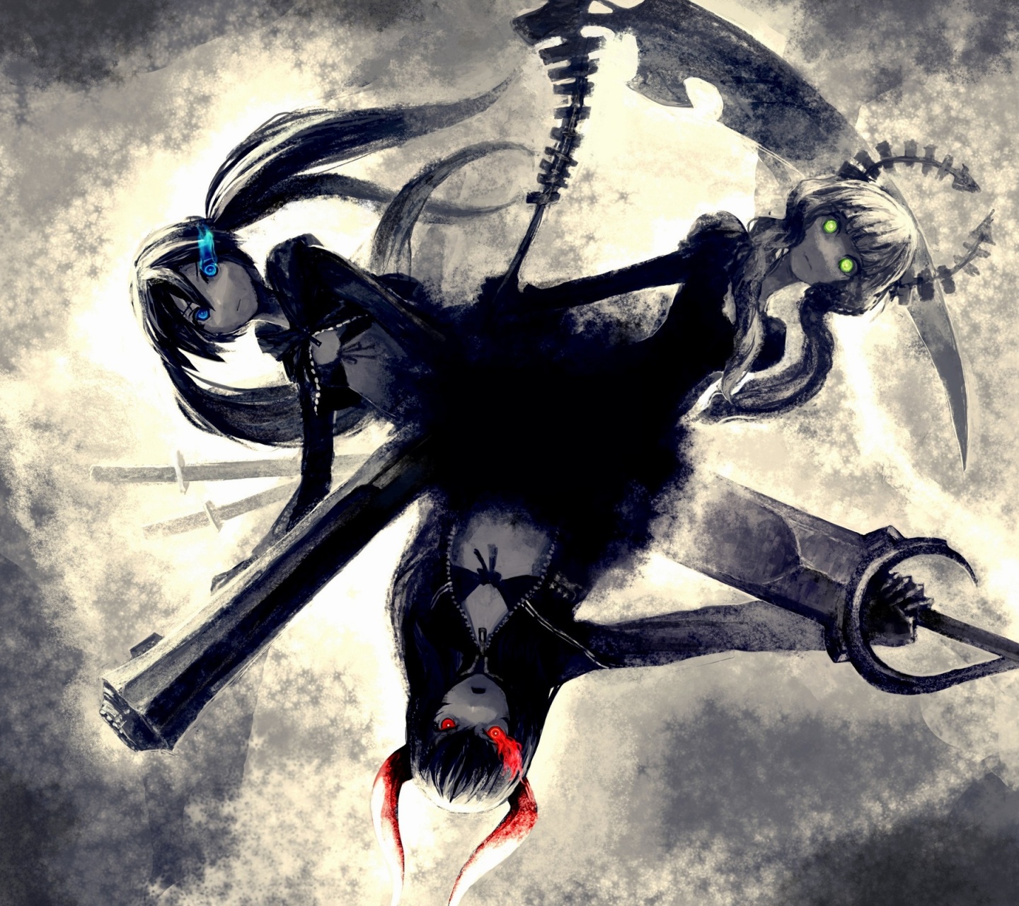 Black Rock Shooter Dead Master Black Gold Saw