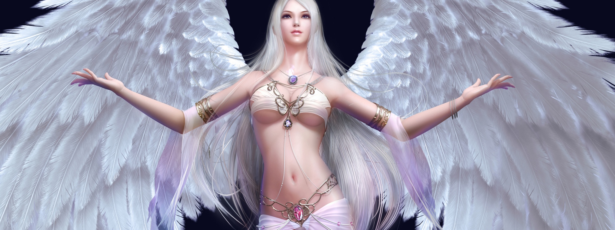 Blonde Wings Fantasy Forsaken World