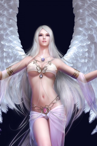 Blonde Wings Fantasy Forsaken World