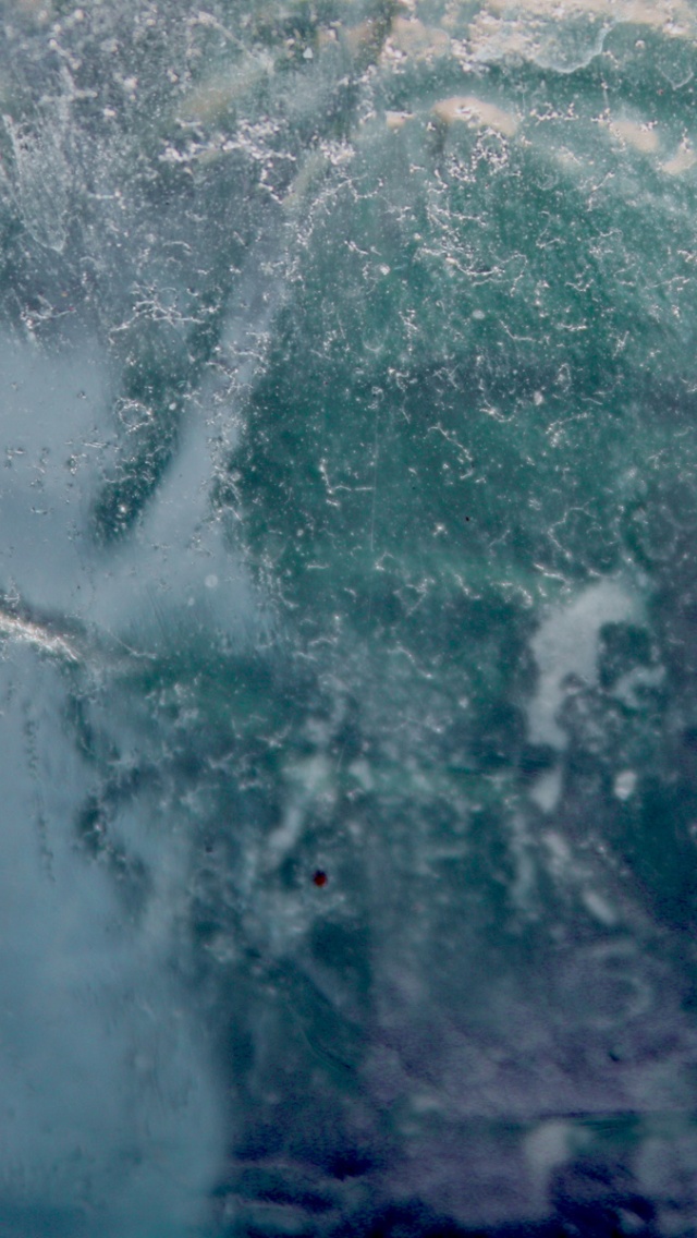 Blue Green Dark Pastel Wavy Dirty Window Glass Texture