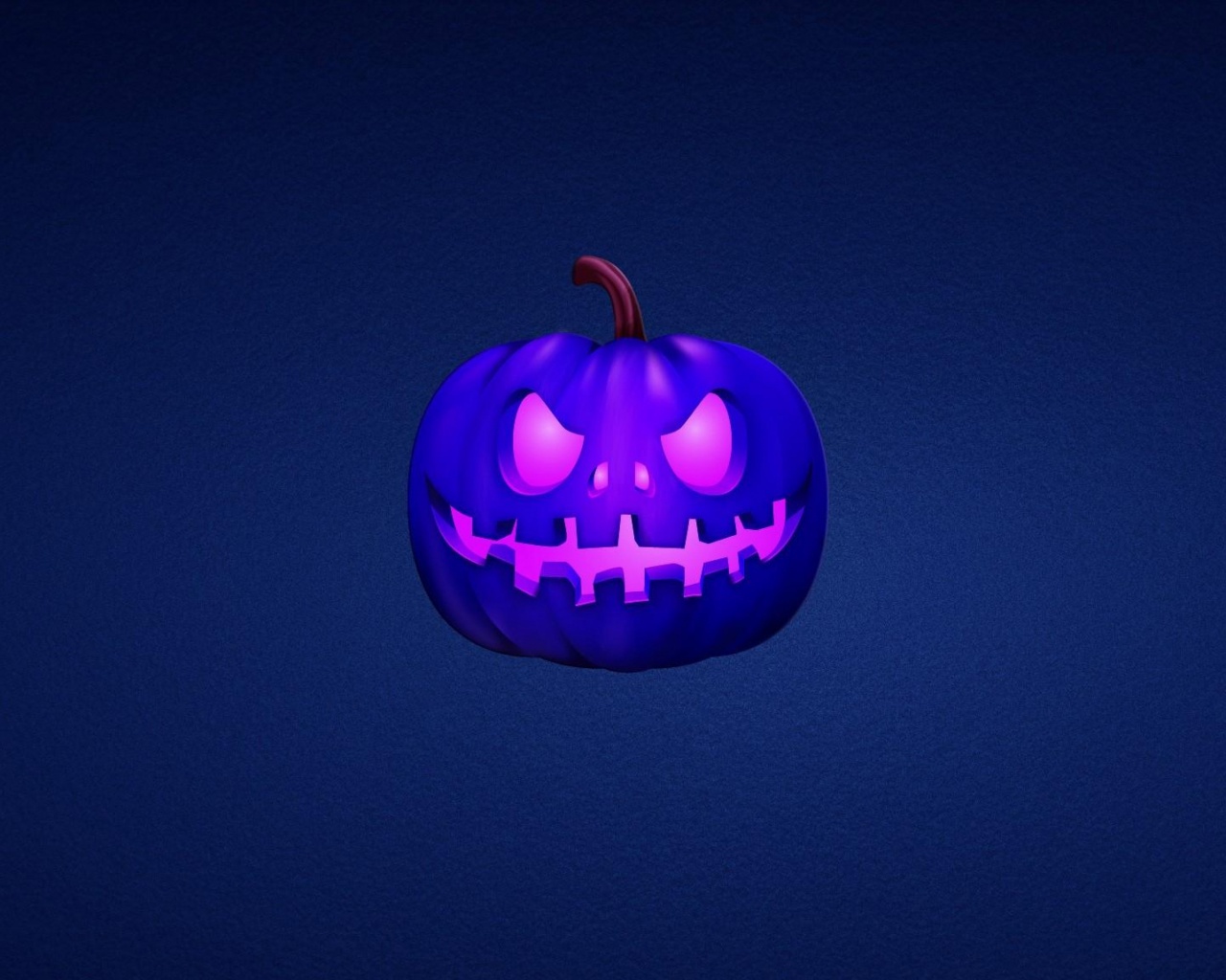 Blue Pumpkin Halloween