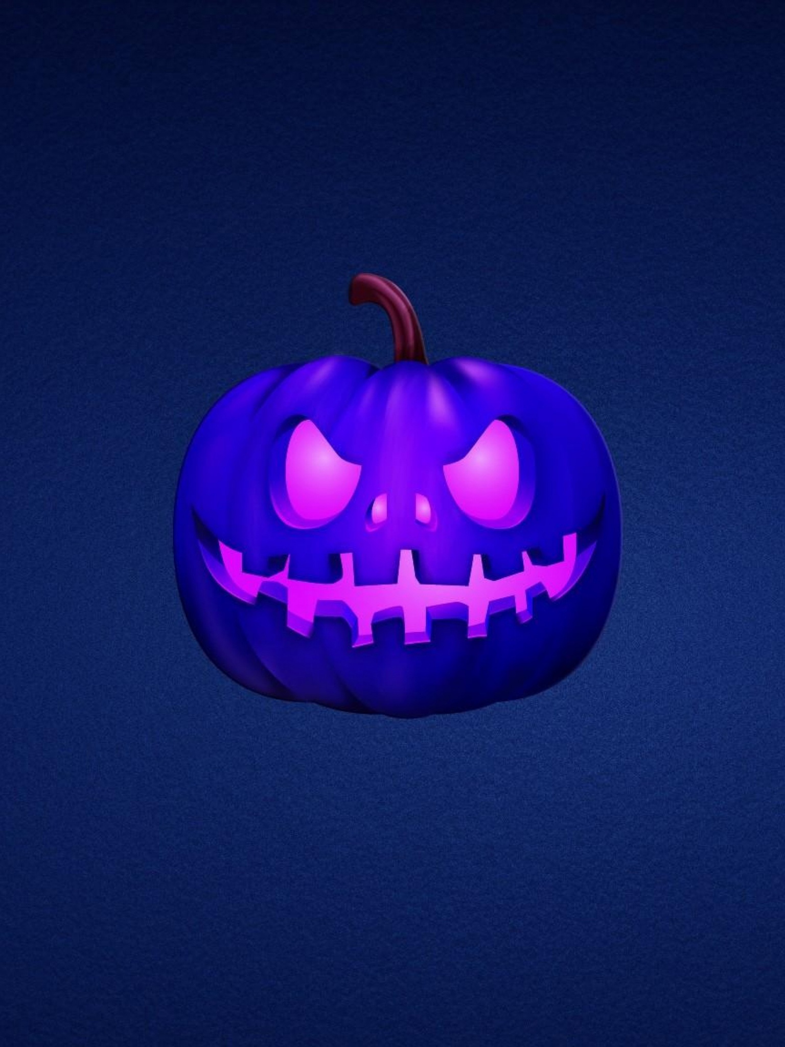 Blue Pumpkin Halloween