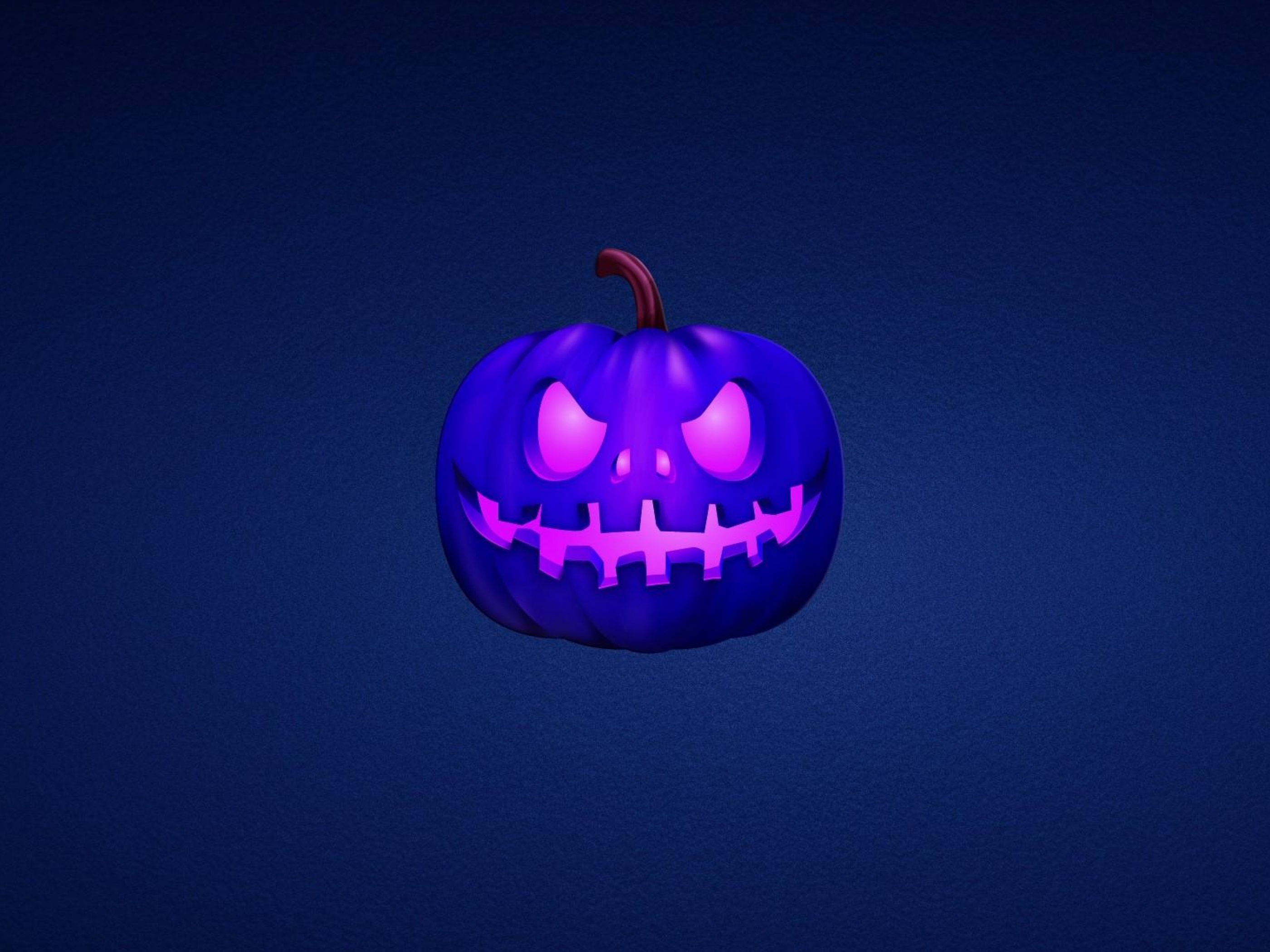 Blue Pumpkin Halloween