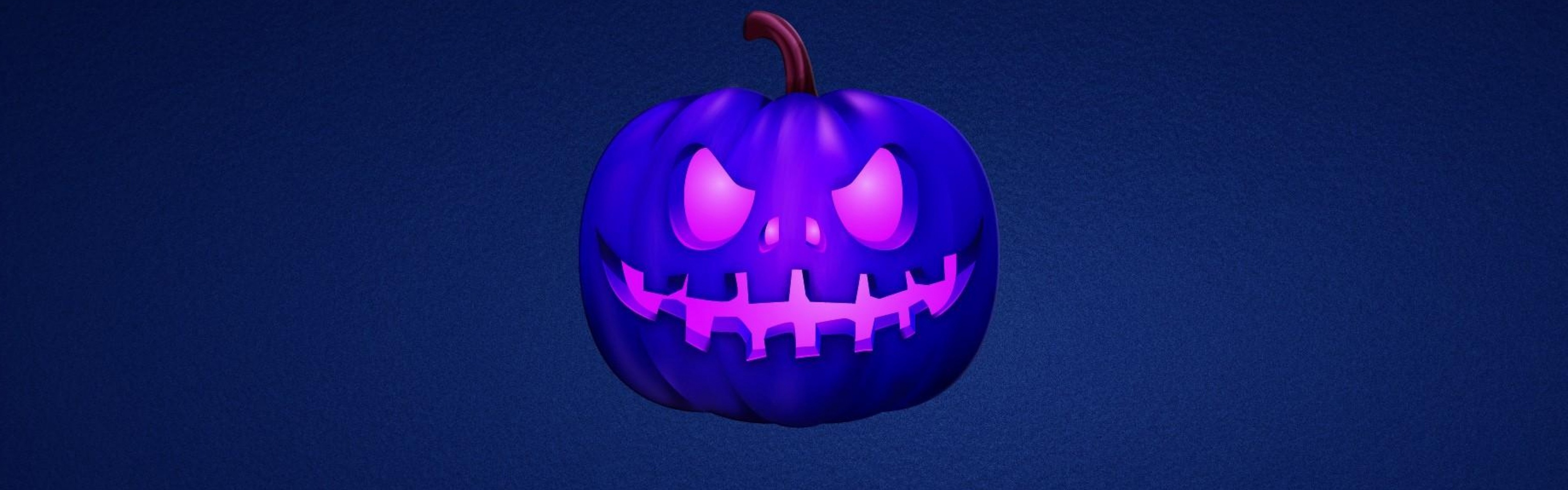 Blue Pumpkin Halloween