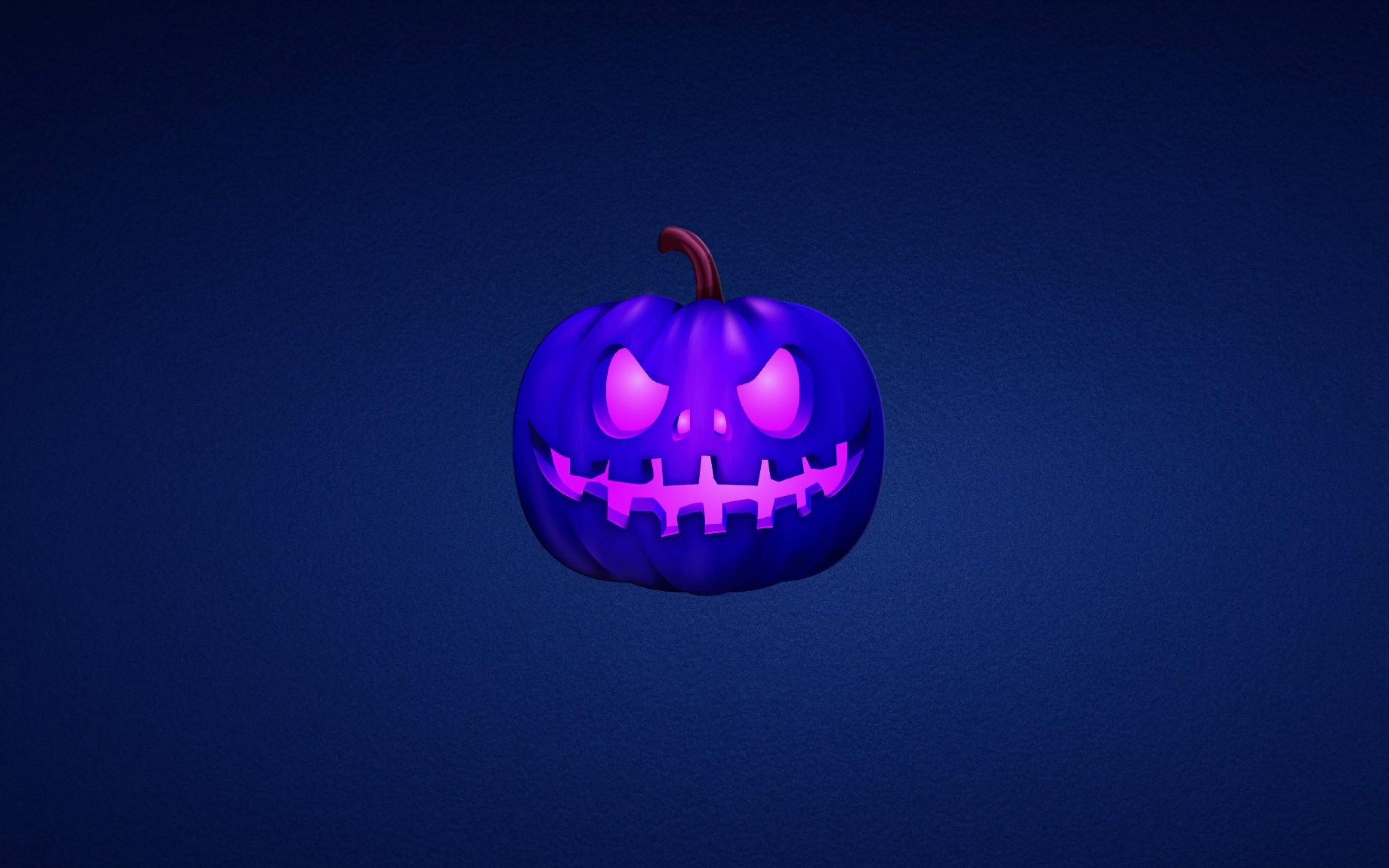 Blue Pumpkin Halloween