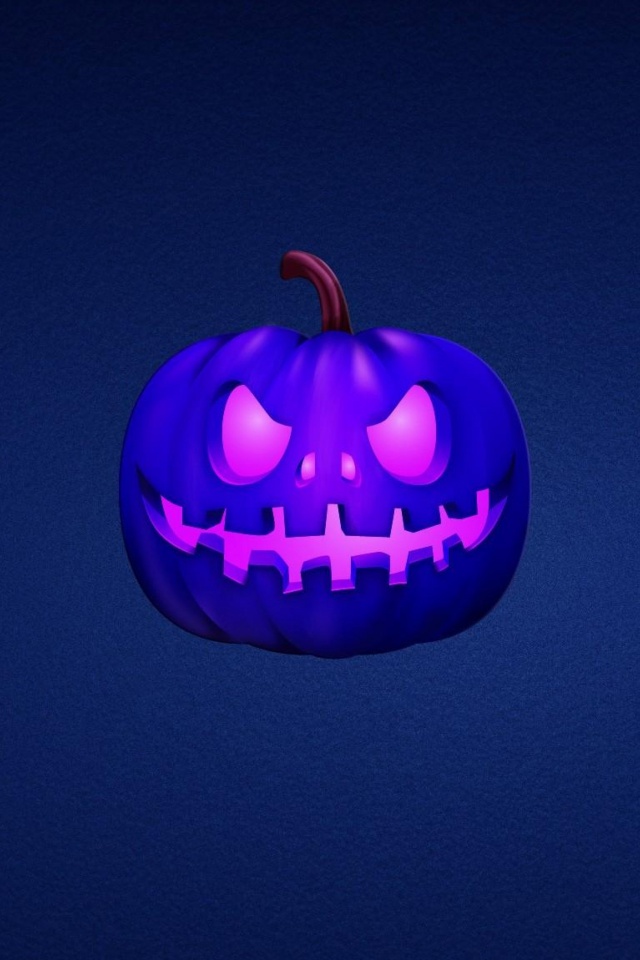 Blue Pumpkin Halloween