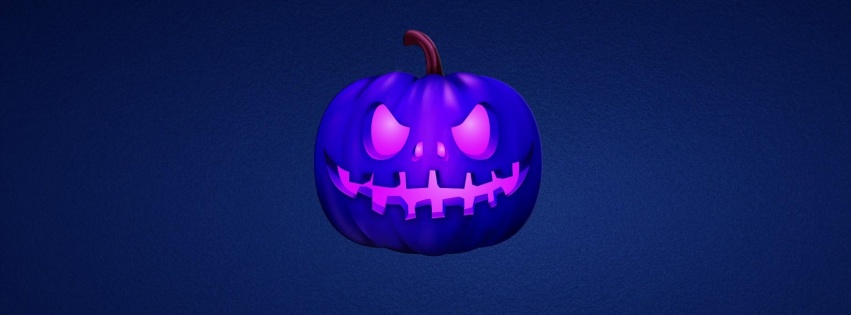 Blue Pumpkin Halloween