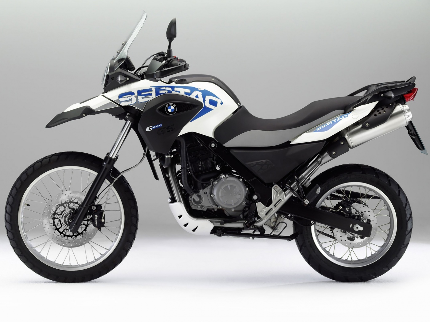 Bmw G650 Gs Sertao Motorcycles White