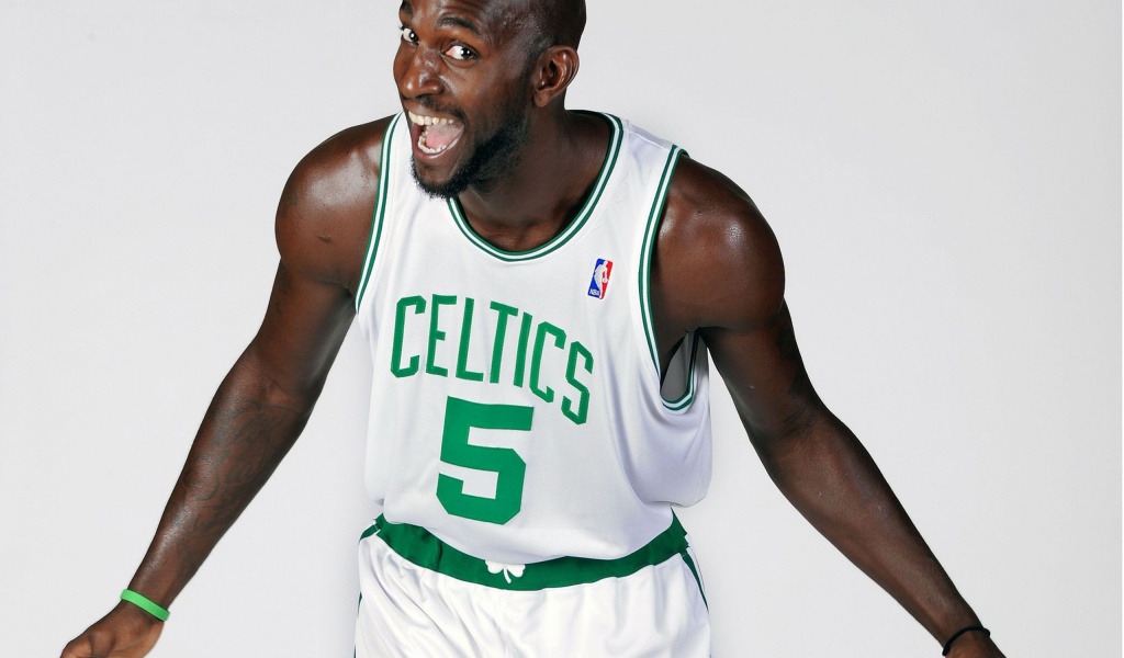 Boston Celtics Nba American Basketball Kevin Garnett Smiles