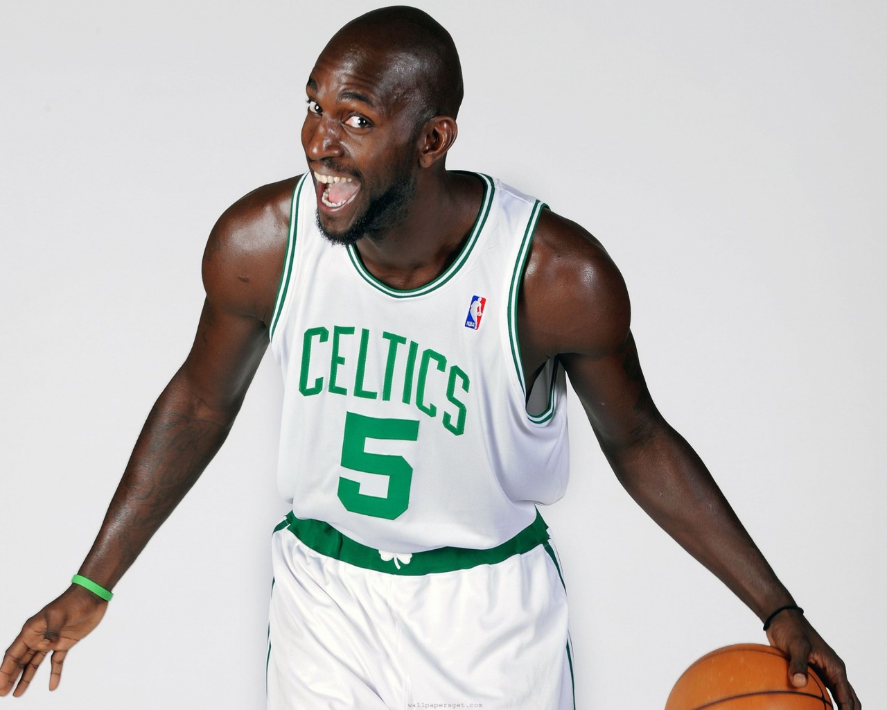 Boston Celtics Nba American Basketball Kevin Garnett Smiles