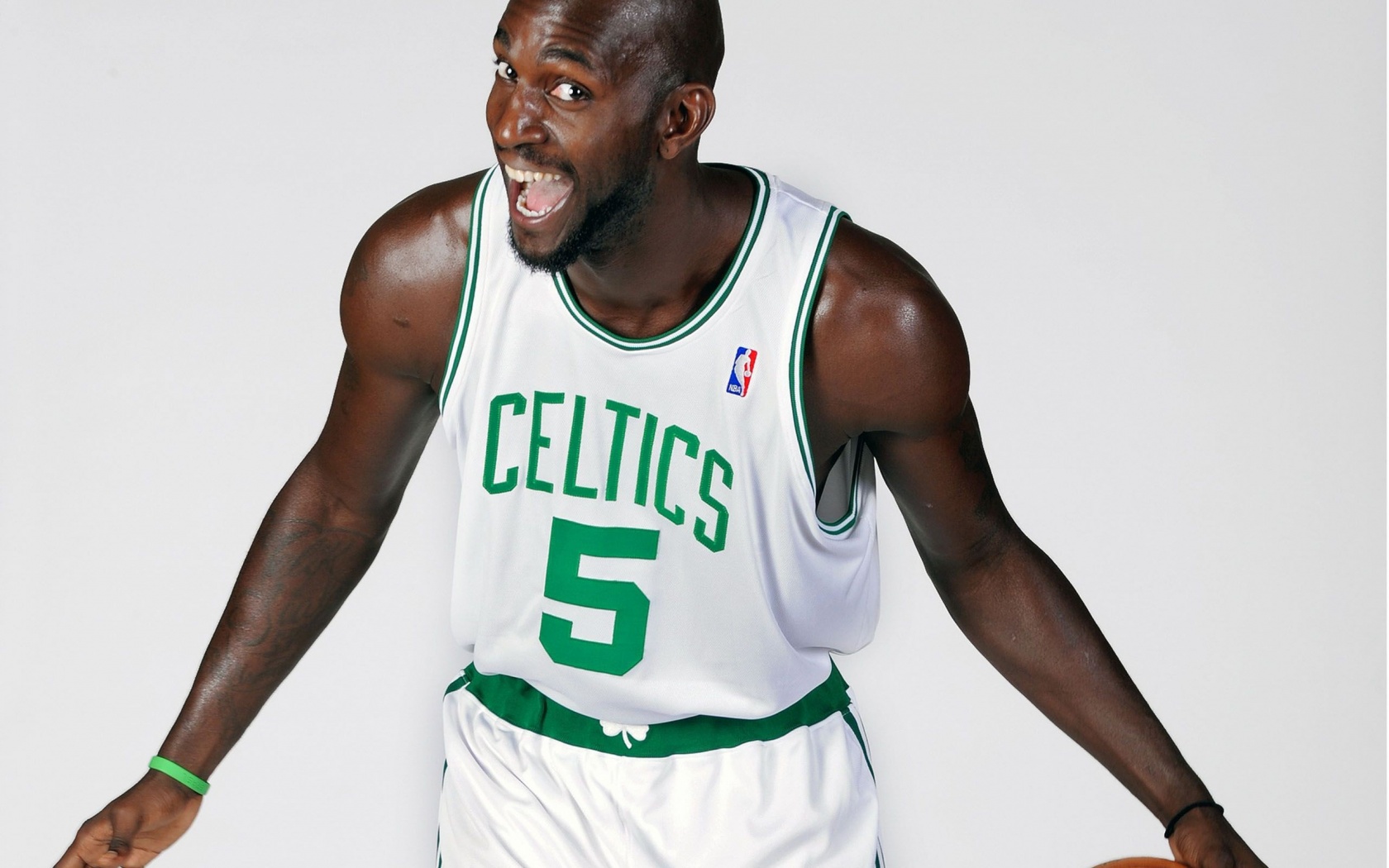 Boston Celtics Nba American Basketball Kevin Garnett Smiles