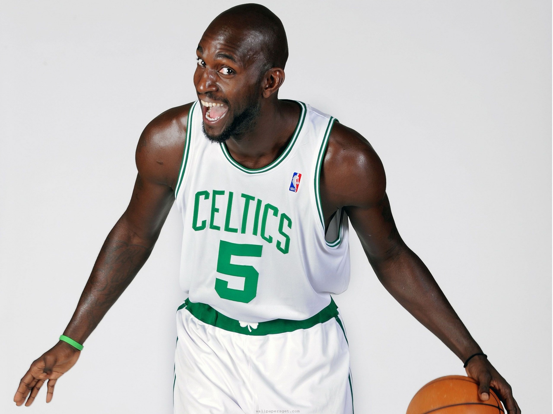 Boston Celtics Nba American Basketball Kevin Garnett Smiles