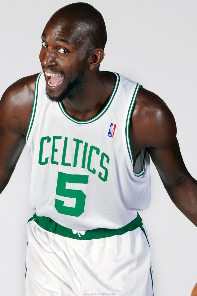 Boston Celtics Nba American Basketball Kevin Garnett Smiles