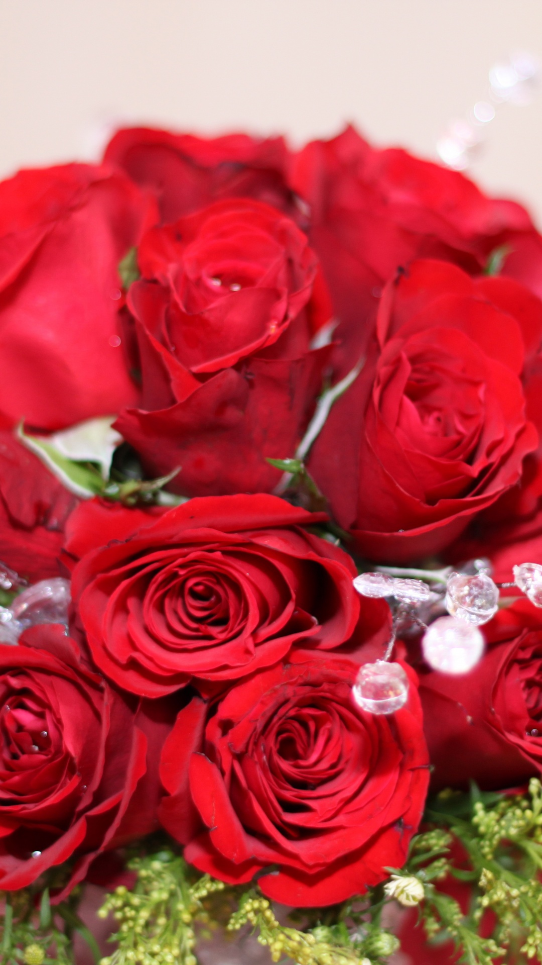 Bouquet Of Red Roses On 8 March