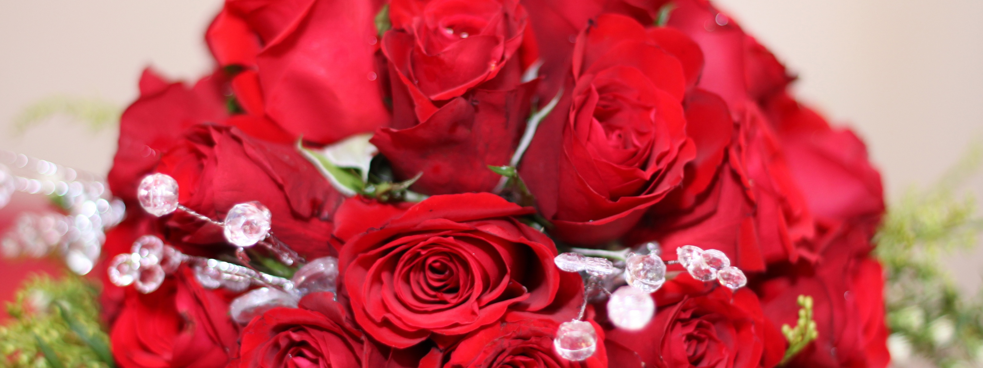 Bouquet Of Red Roses On 8 March