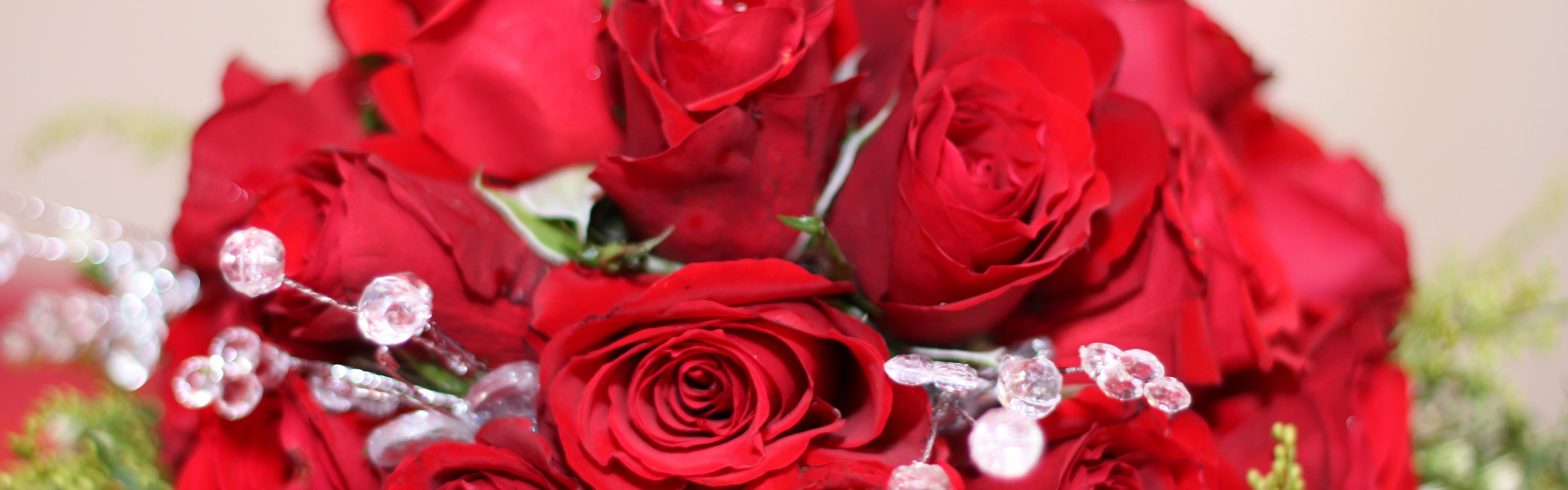 Bouquet Of Red Roses On 8 March