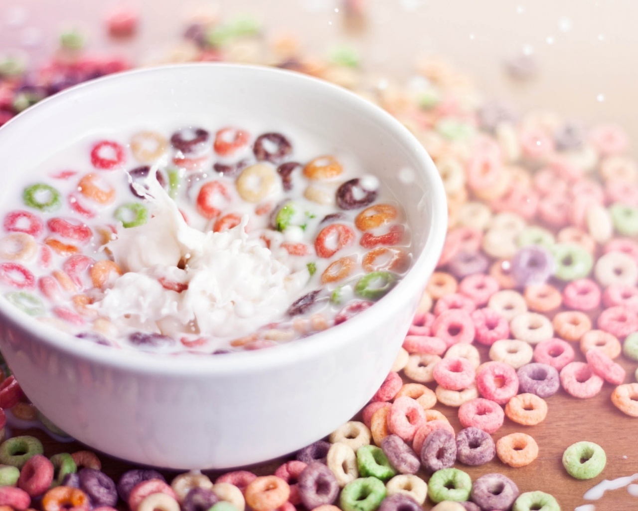 Bowl Of Cereal And Milk