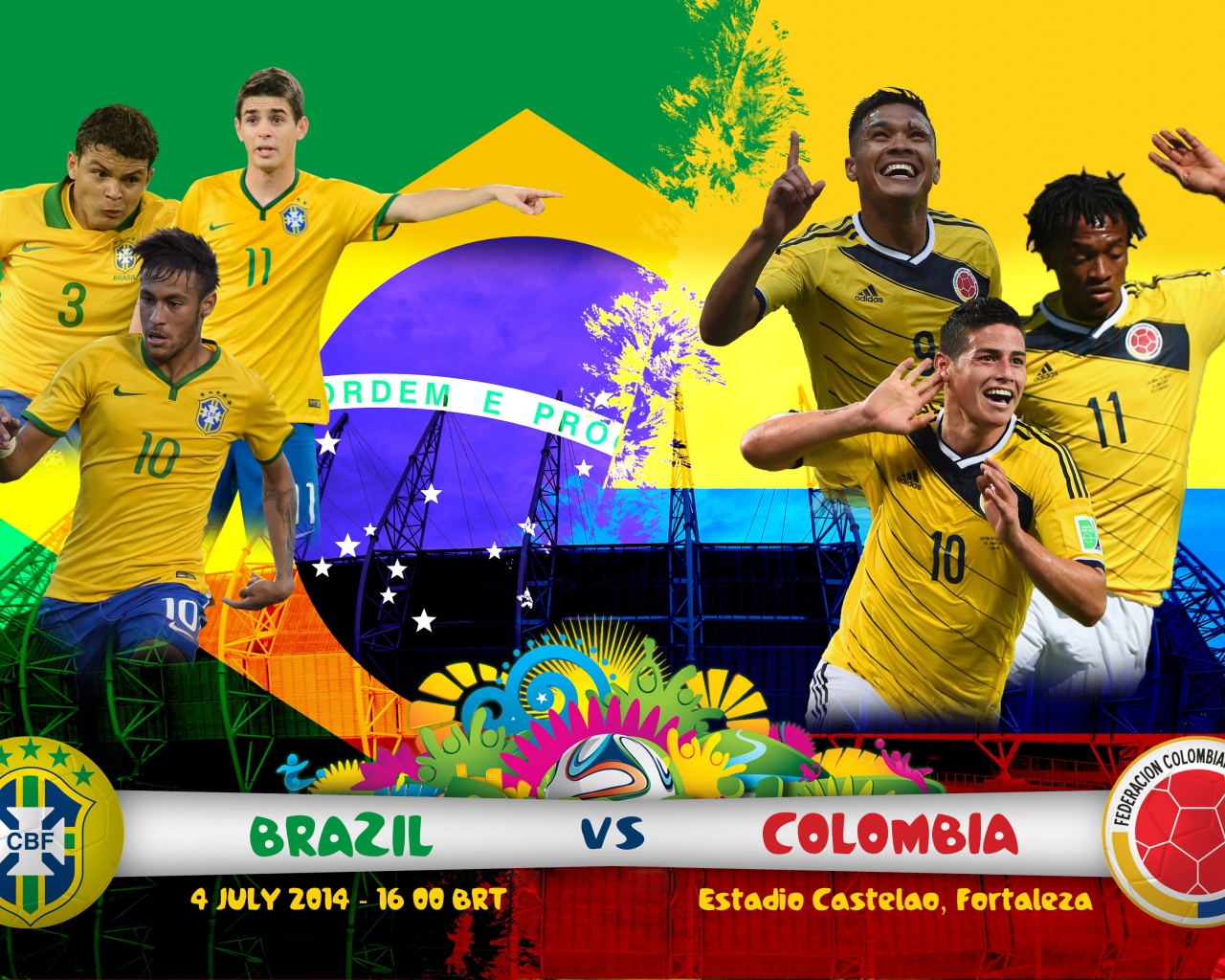 Brazil Vs Colombia Quarter Finals