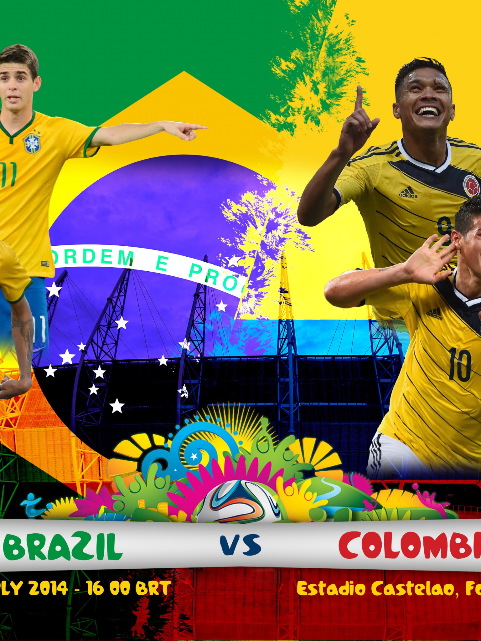 Brazil Vs Colombia Quarter Finals