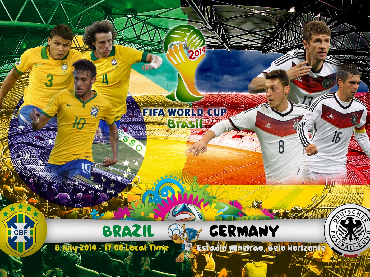 Brazil Vs Germany WC 2014 Semifinals