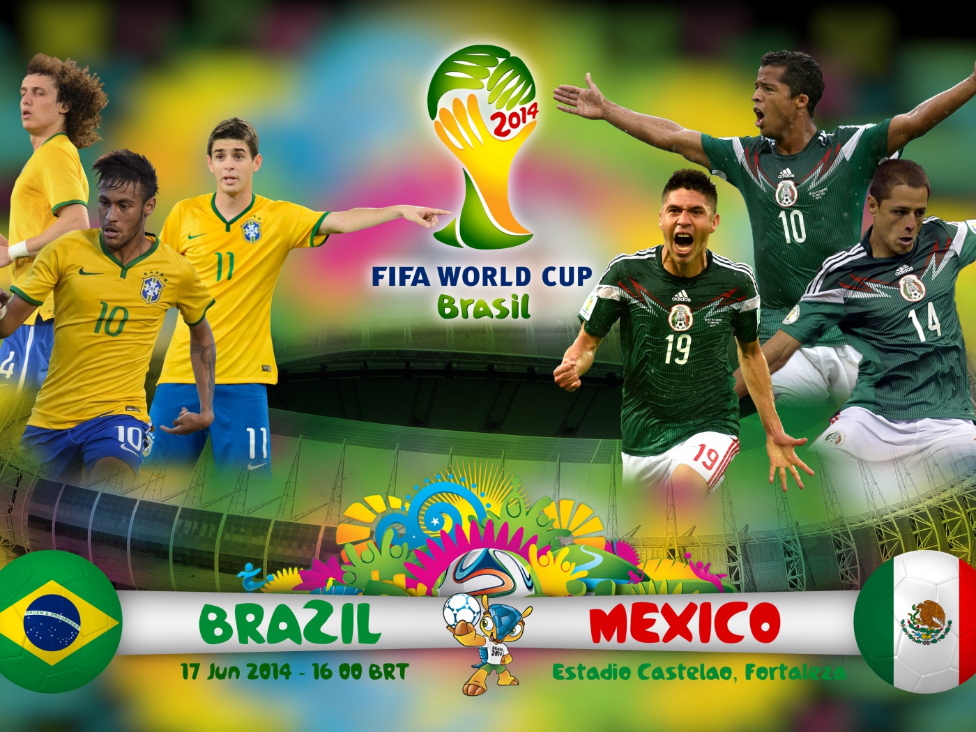 Brazil Vs Mexico 2014 Football Match