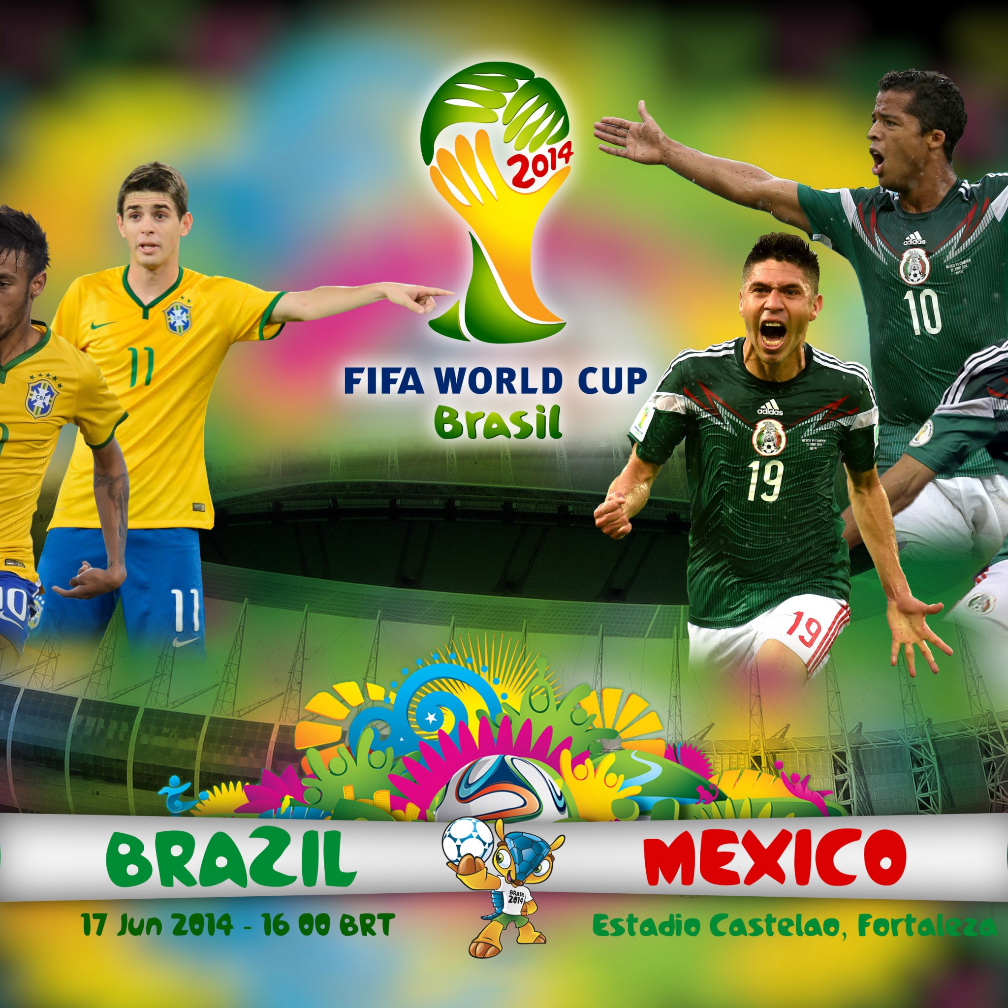 Brazil Vs Mexico 2014 Football Match