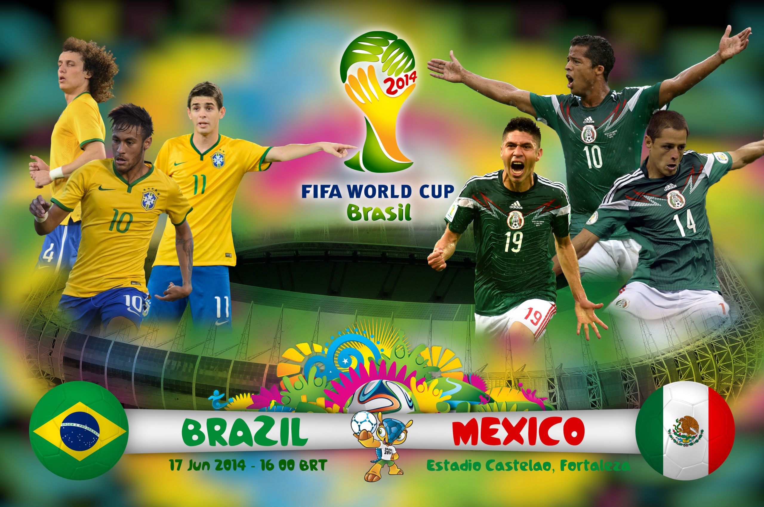 Brazil Vs Mexico 2014 Football Match