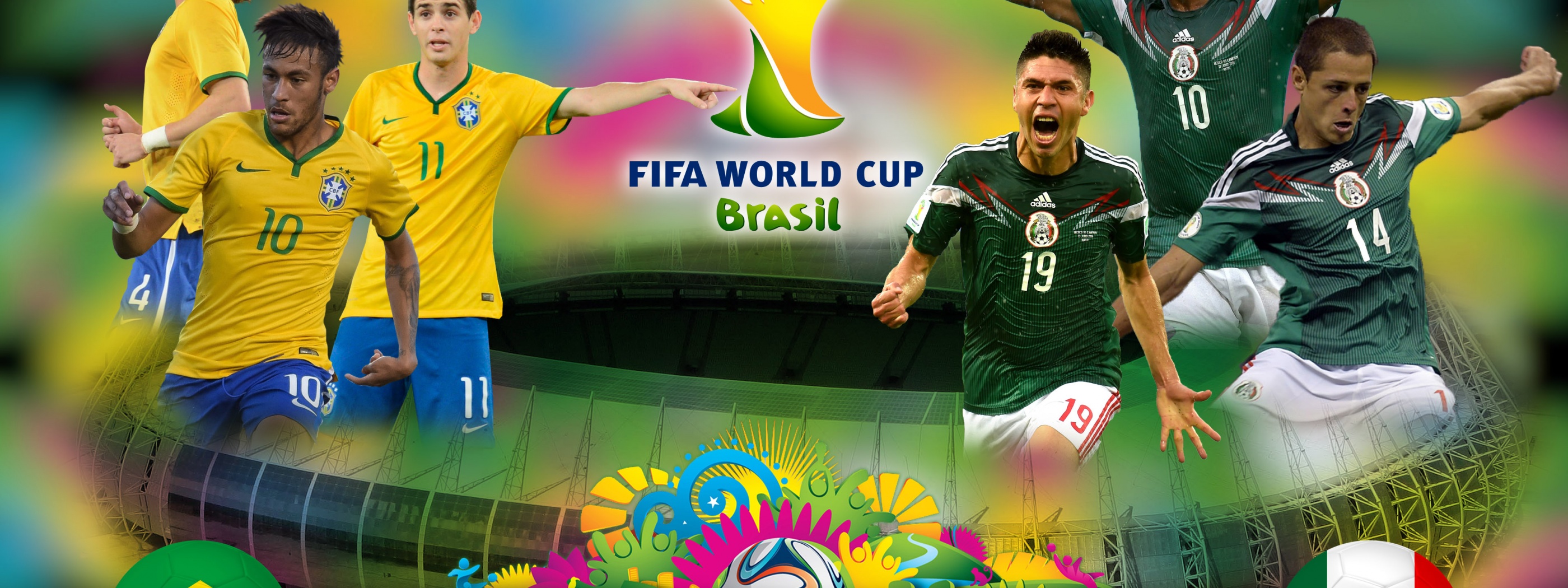 Brazil Vs Mexico 2014 Football Match