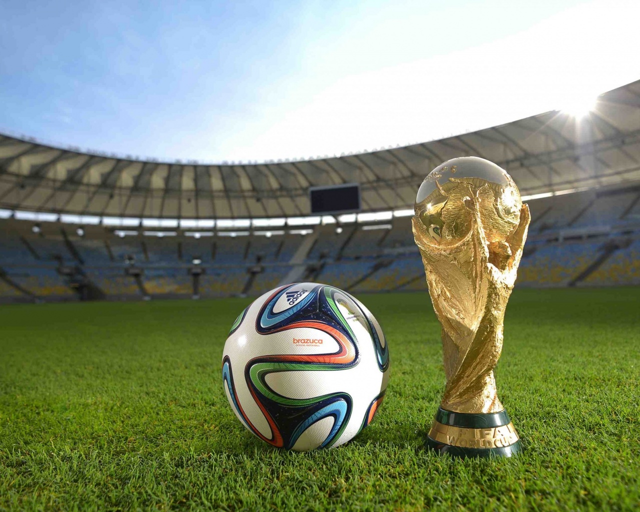 Brazuca Ball World Cup Trophy 2014