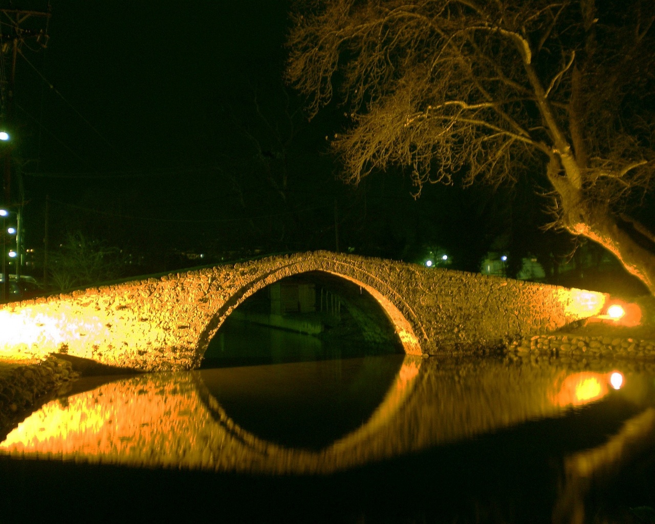 Bridge In Edessa Pella Makedonia Thraki Greece