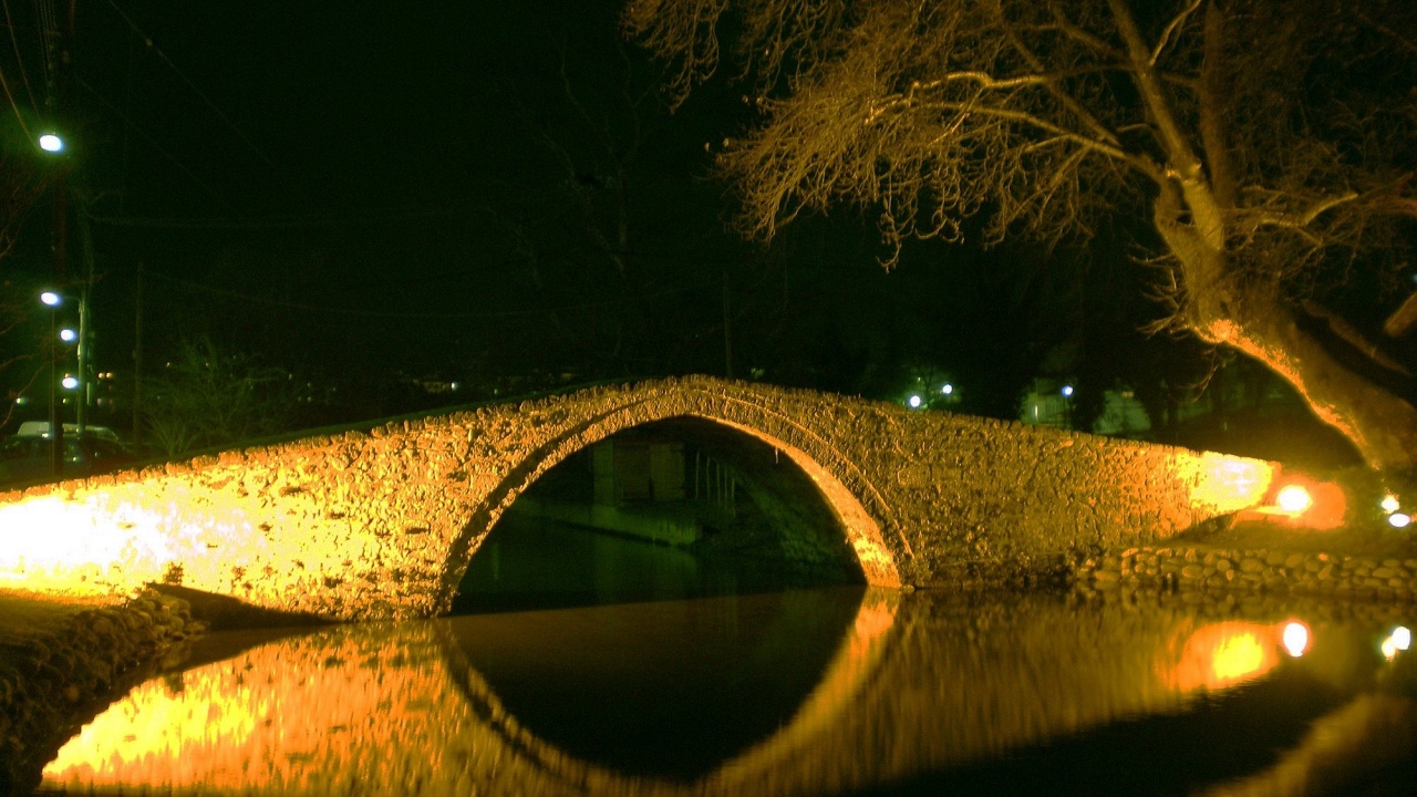 Bridge In Edessa Pella Makedonia Thraki Greece