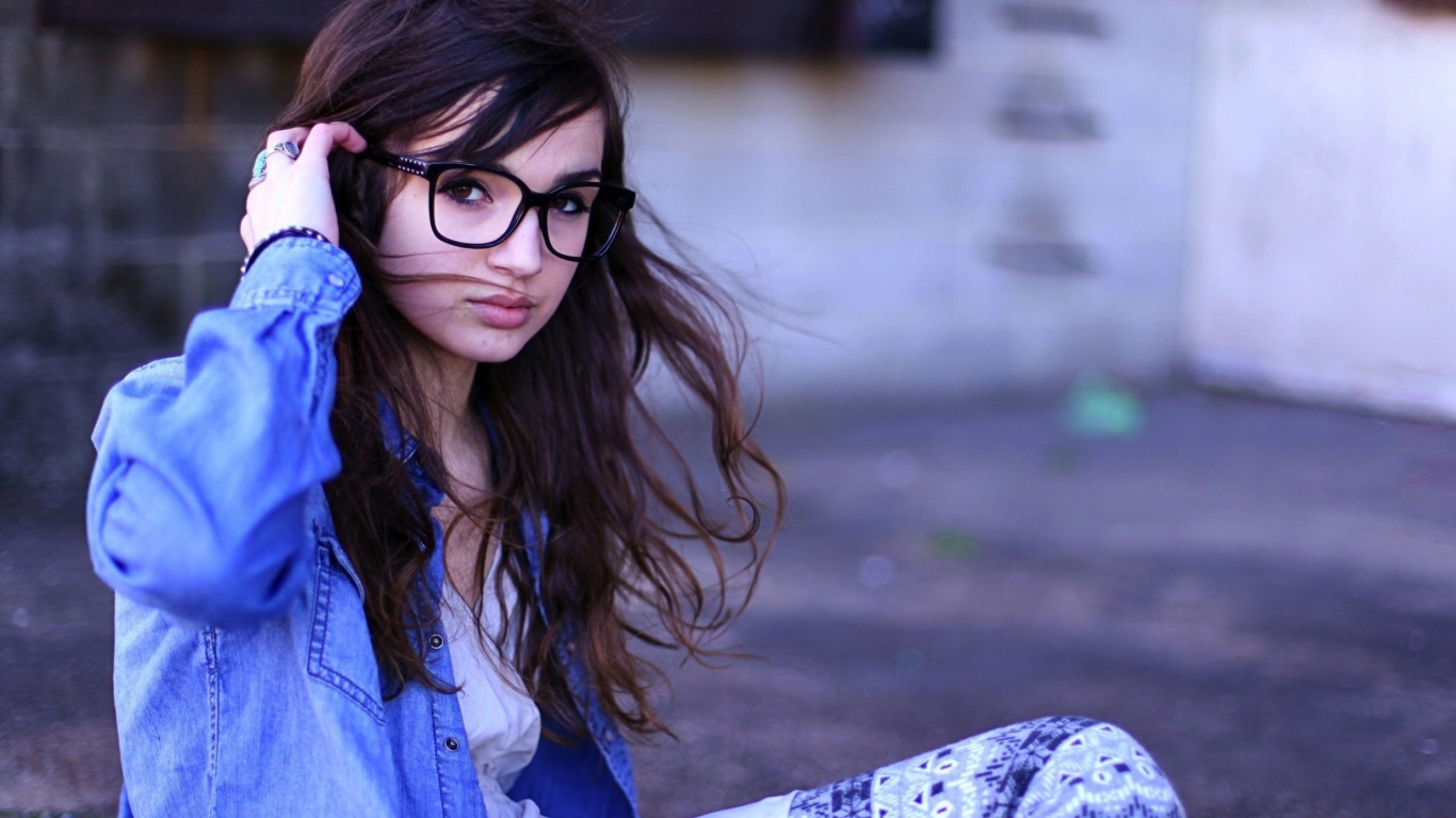 Brunettes Women Glasses