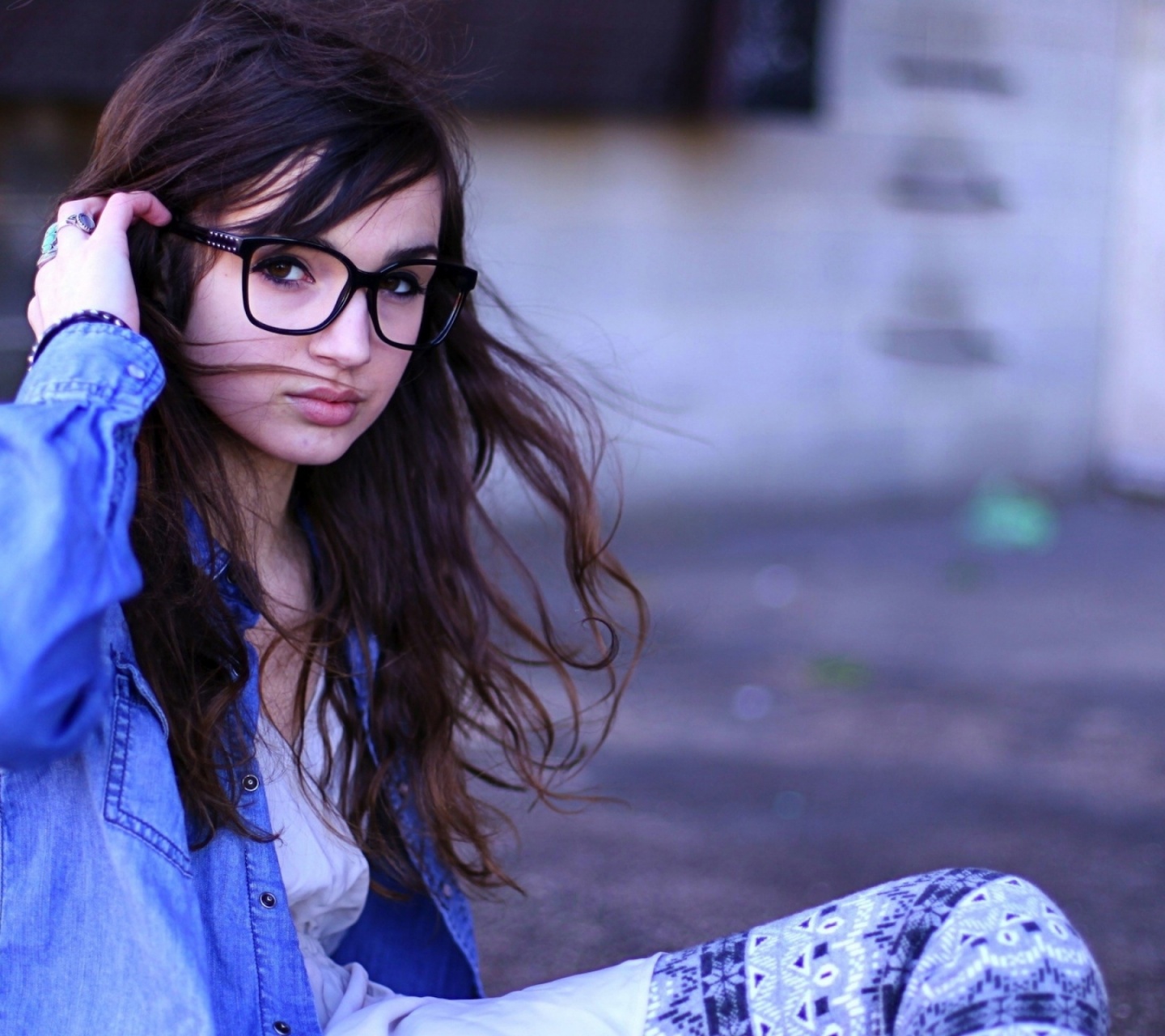 Brunettes Women Glasses