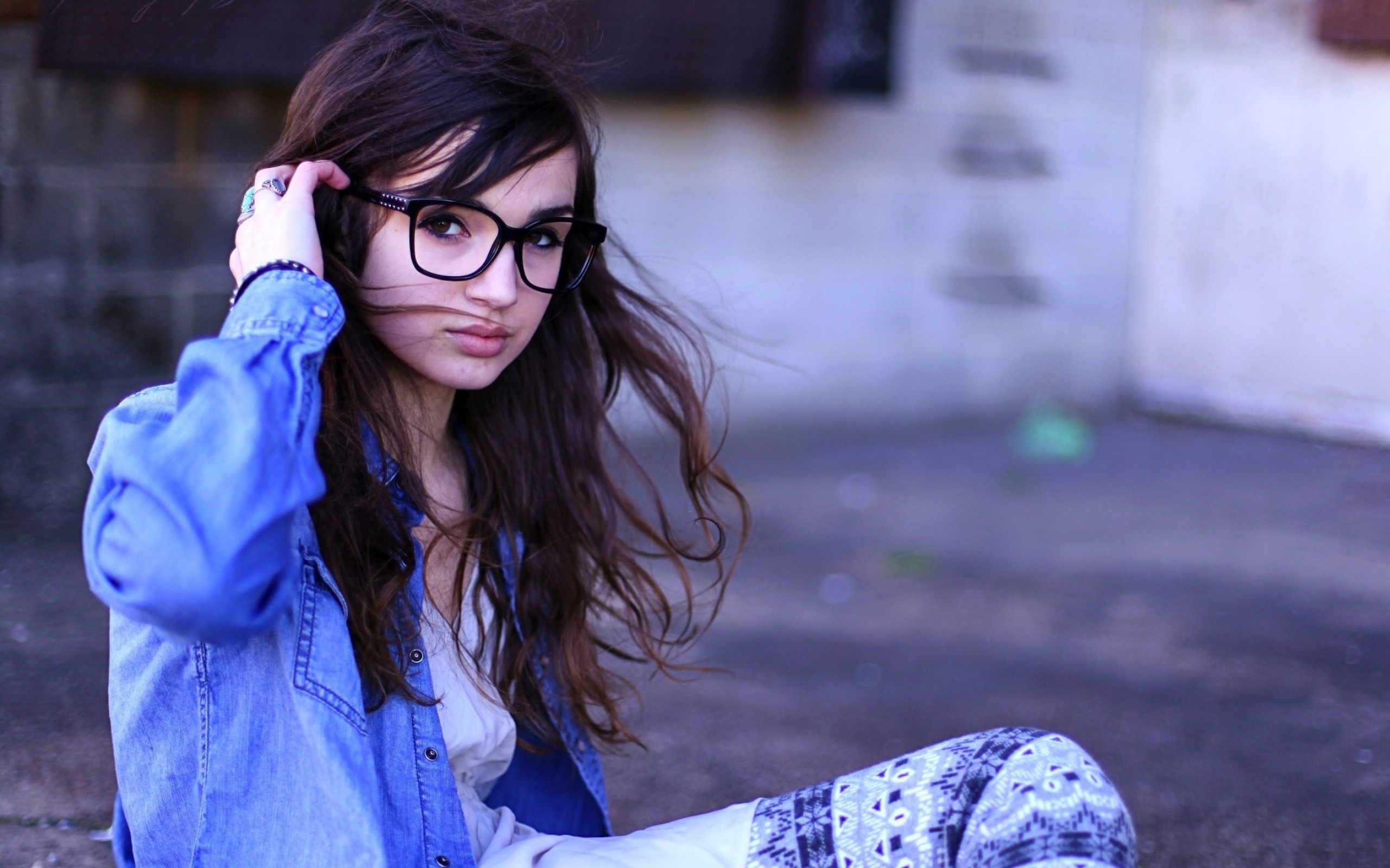 Brunettes Women Glasses