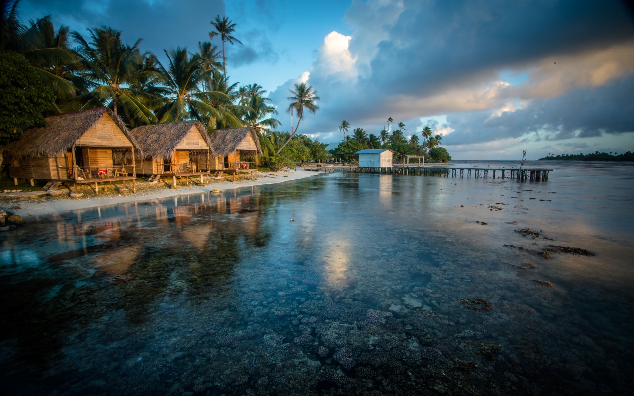 Bungalows In French Polynesia