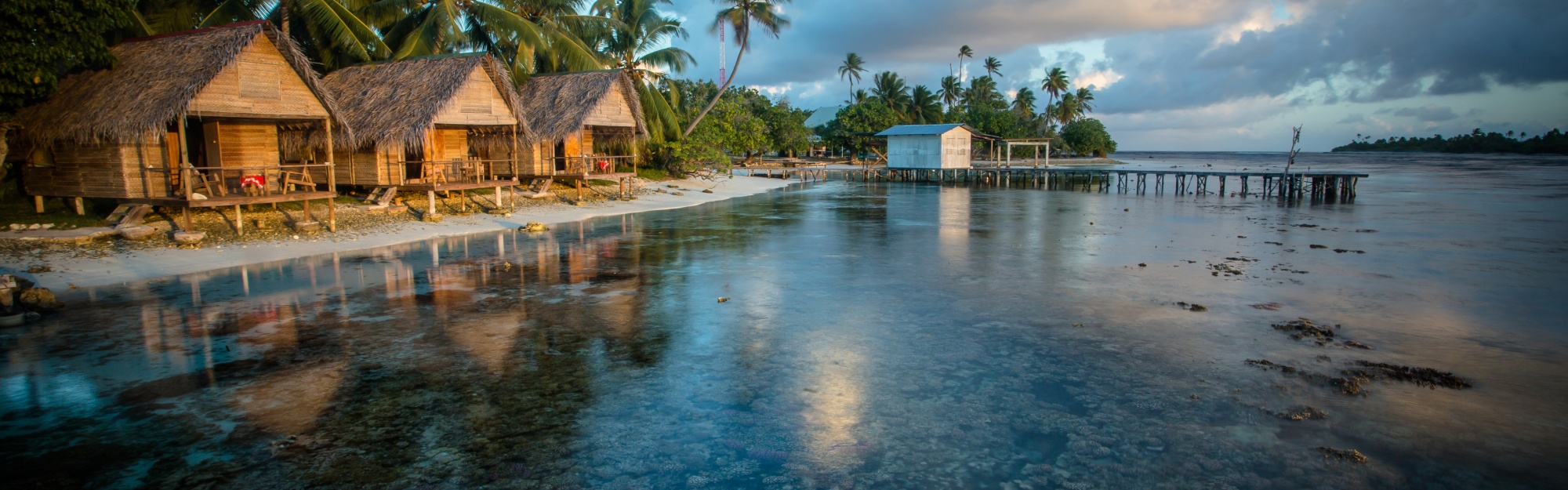 Bungalows In French Polynesia