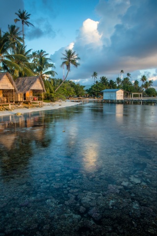 Bungalows In French Polynesia