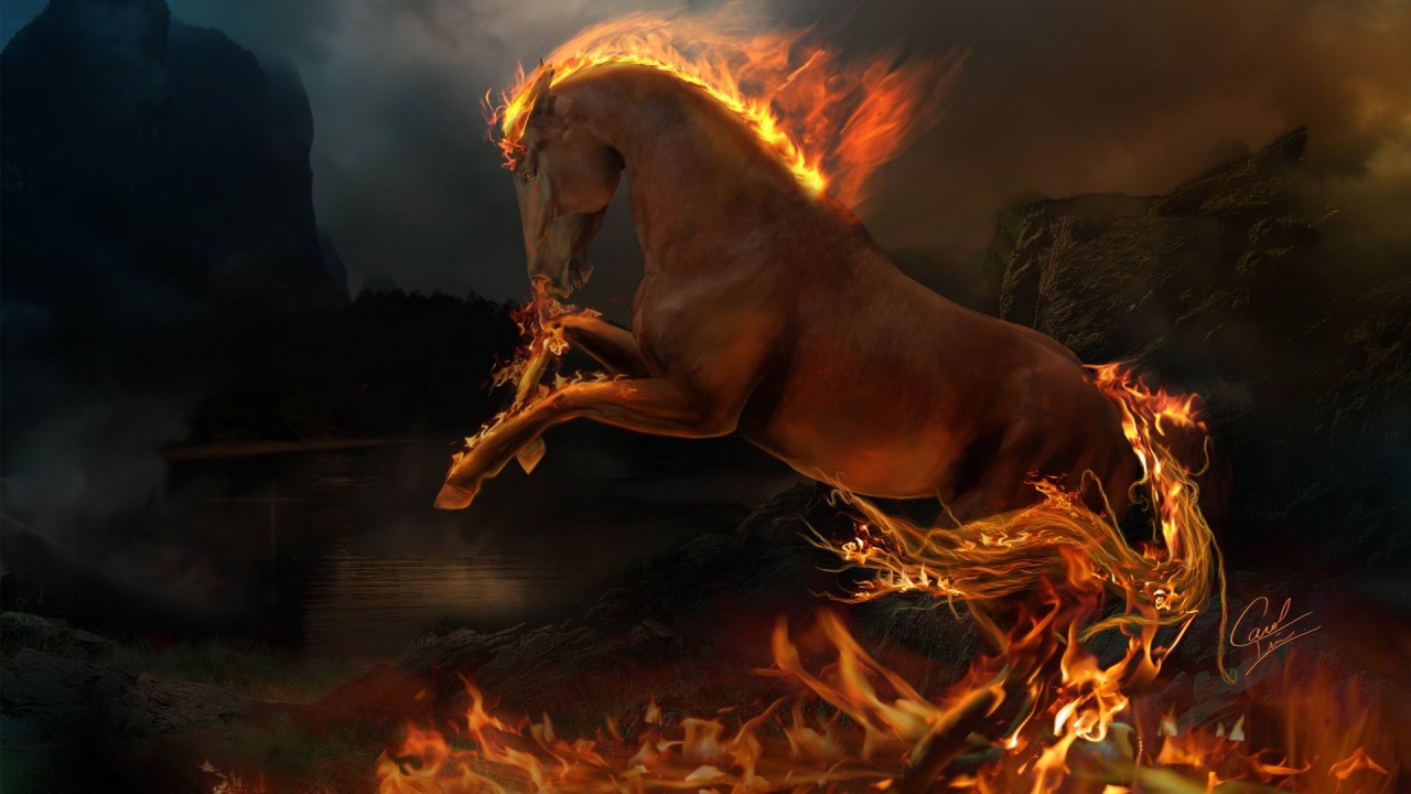 Burning Horse