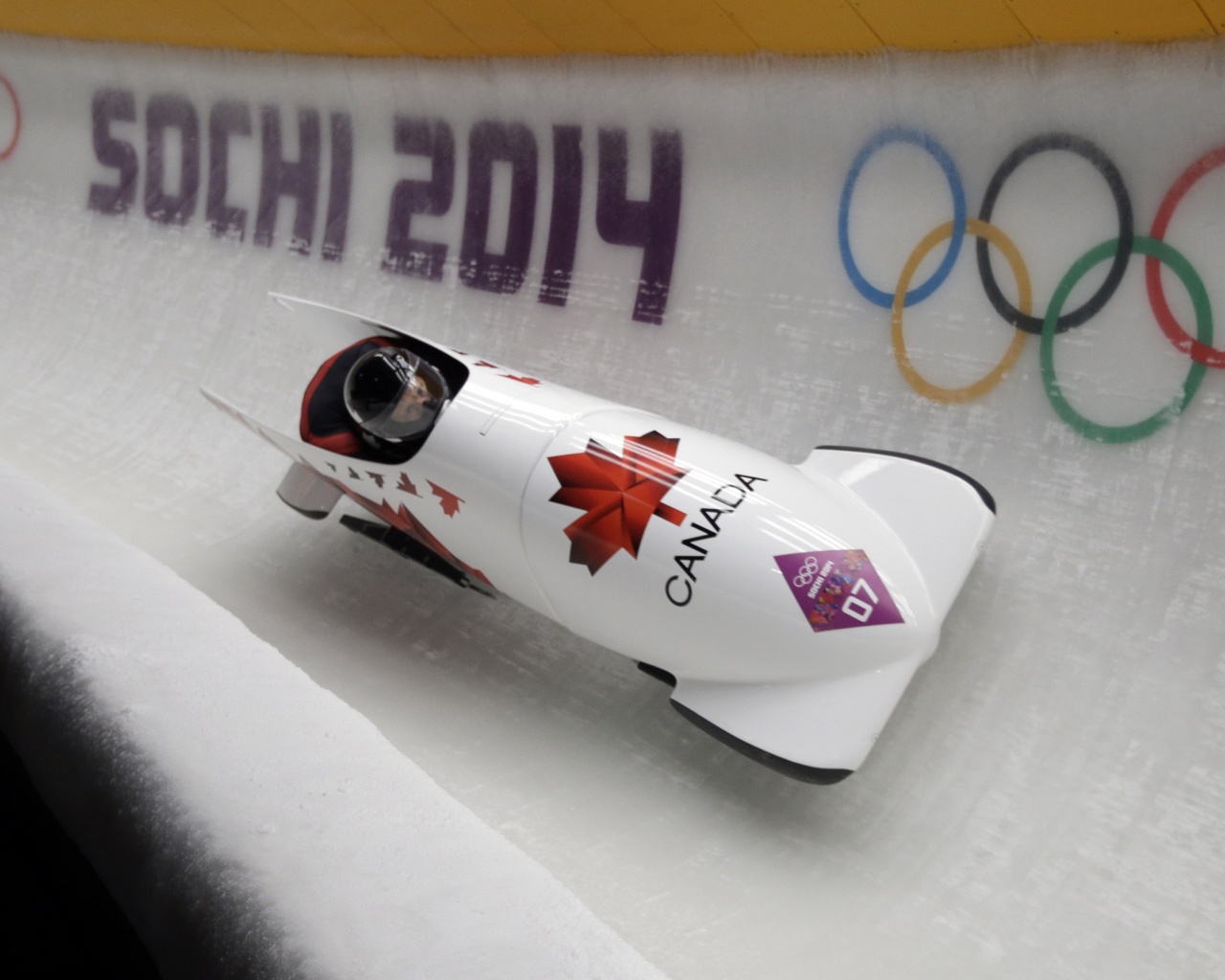 Canadian Bobsled Team In Sochi